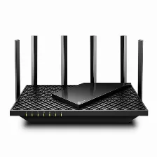 Router Inalambrico Tp-link, 6 Antenas Doble Banda, Wi-fi 6, Negro